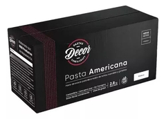 Pasta americana Decor blanca caja 2,8 kg