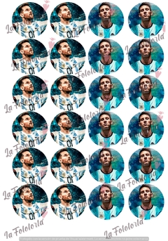Transfer para oreo Messi argentina - La Fototorta
