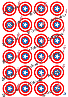 Transfer para oreo Capitán América - comprar online