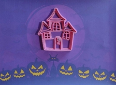 Cortante con sello castillo de Halloween