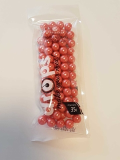 Drop Maxi perlas pastelar color coral x 35 gs