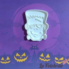 Cortante con sello Frankestein de Halloween
