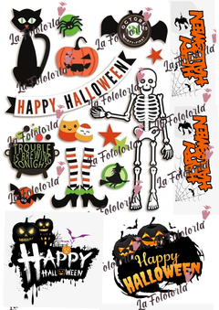 Stickers para decorar las cajas Halloween
