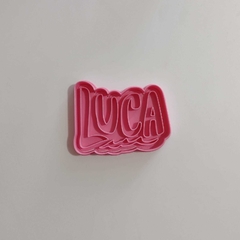Cortante con sello logo de Luca, la pelicula