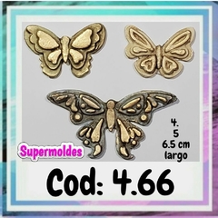 Molde de mariposas x3u cod 4.66 SupermolDes