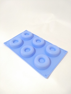 Molde de silicona para hacer donuts