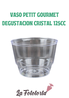 Vaso petit gourmet degustacion cristal 125cc x 12 unidades