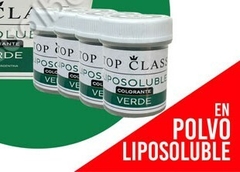 Colorante liposoluble Top Class 5gr. Verde