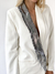 BLAZER BLANCO CON MALLA PLATEADA en internet