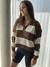 SWEATER RAYADO MARRON - tienda online