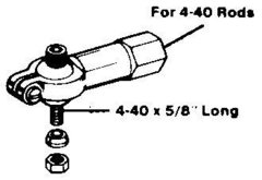 Ball link 4-40 e/z dubro - dub 259 na internet