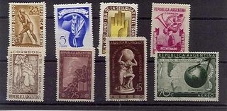 AÑO COMPLETO DE 1948 (8 SELLOS + 2 BLOQUES)
