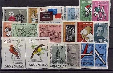AÑO COMPLETO DE 1963 (20 SELLOS)