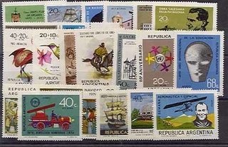 AÑO COMPLETO DE 1970 (19 SELLOS)