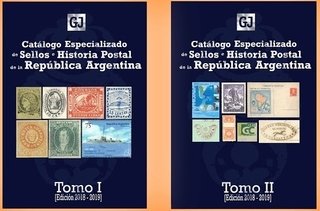 "CATÁLOGO ESPECIALIZADO DE SELLOS E HISTORIA POSTAL DE LA REPÚBLICA ARGENTINA" - "GJ" - Edición 2018/2019