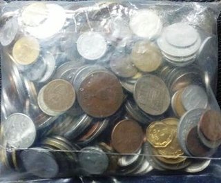 MONEDAS EXTRANJERAS LOTE DE 100 DIFERENTES