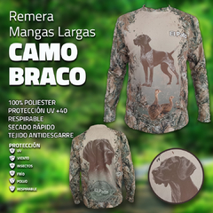 REMERA ML CAMO "BRACO"