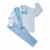 Roupa social infantil masculina ideal para batizado, pajem e festas 
com camisa social branca manga longa e calça azul bebê 