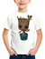 Camiseta Infantil Groot Rocket Guardiões Das Galáxias