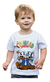 Camiseta Infantil Menino Cuphead Show Blue Kids