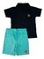 Roupa Infantil Camisa Polo Preta