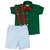 Roupa Infantil Com Camisa Verde