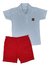 Conjunto Camisa Polo Infantil Branca