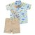 Conjunto Roupa Infantil Menino Fundo Do Baby Baleia Azul