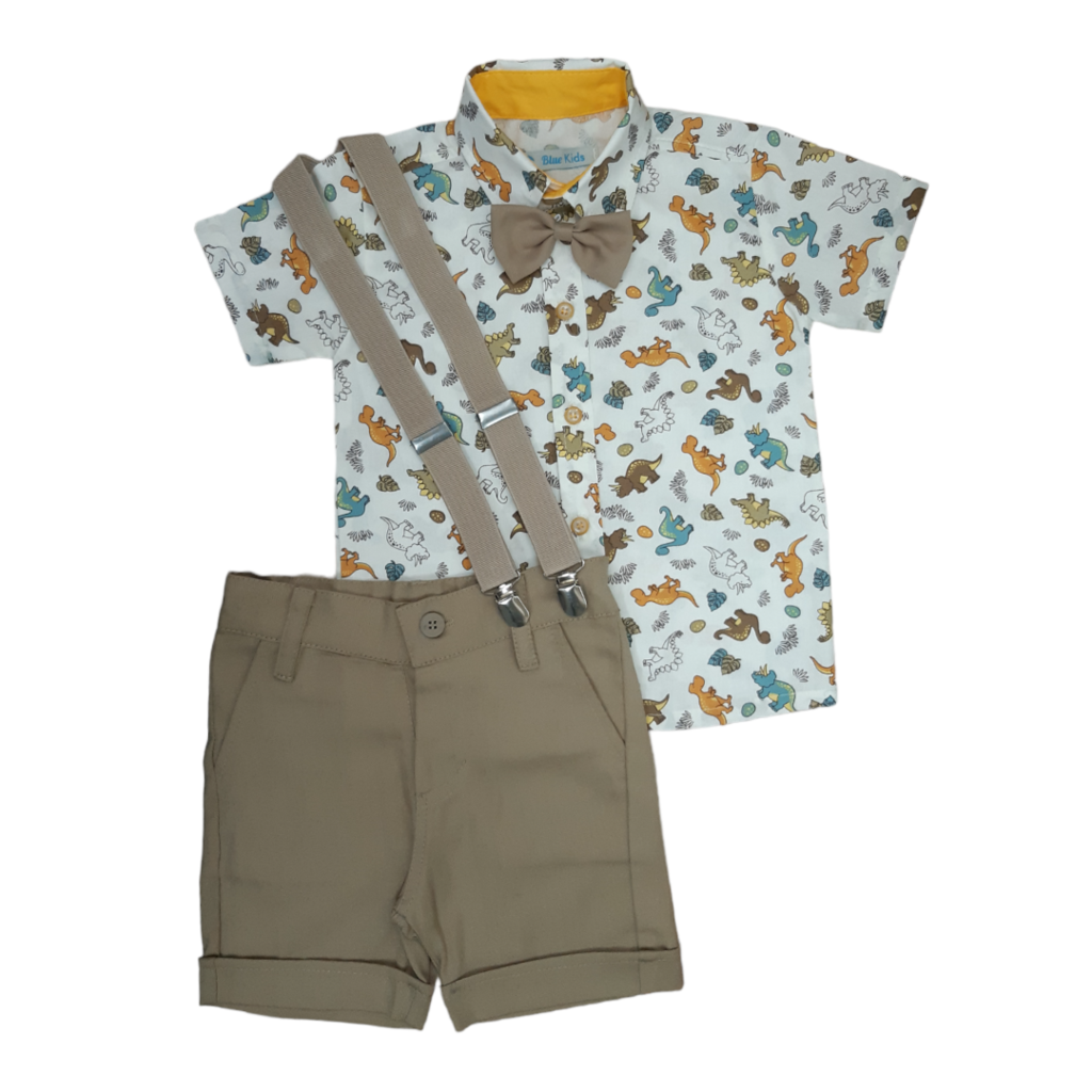 Roupa menino dinossauro 2025