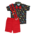 Roupa Dinossauro Camisa Social Infantil Com Bermuda - tienda online