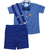 Conjunto Social Infantil Camisa Azul Royal on internet