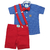 Conjunto Social Infantil Camisa Azul Royal