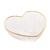 BOWL VIDRO BOROSSILCATO C/ BORDA DOURADA HEART 15X14X6CM - 28341 - Mig's Presentes 