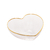 BOWL VIDRO BOROSSILCATO C/ BORDA DOURADA HEART 12X11X5CM - 28343 - Mig's Presentes 