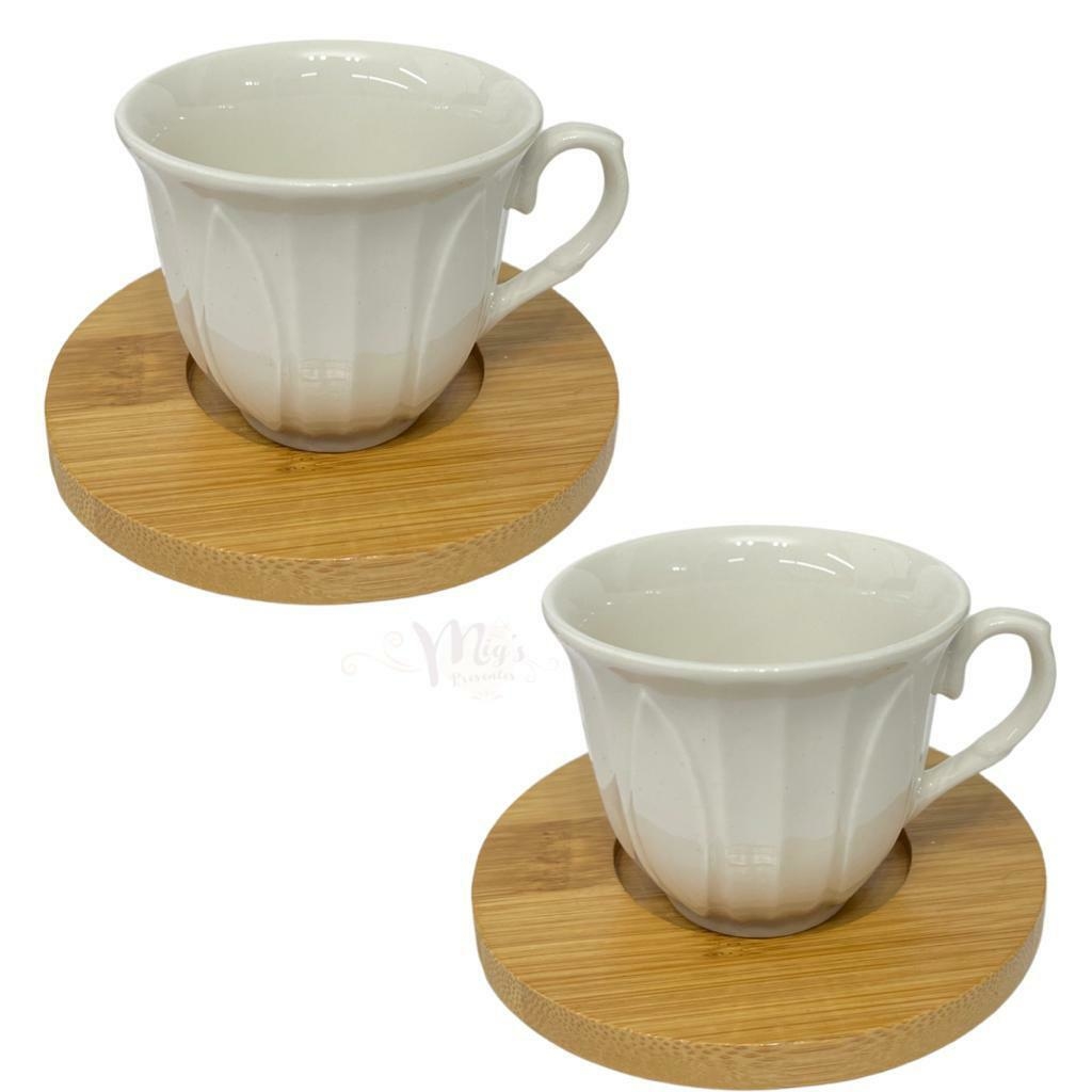 Conjunto de xícaras e bule de porcelana para chá ou café 15 peças