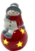 ENFEITE PAPAI NOEL/BONECO DE NEVE C/BOLA E LUZ DE LED - 7750*** na internet