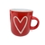 CANECA DE PORCELANA HEART 180ML - 2429**** - comprar online