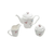 CONJUNTO 3 PEÇAS PORCELANA PARA CAFÉ BORBOLETAS - 17989 - comprar online