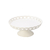 CENTRO DE MESA DECORATIVO DE CERÂMICA CORAÇÃO BRANCO 20,5CM - 8023