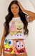 PIJAMA FEMININO MAX CROPPED - BOB ESPONJA