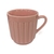 CANECA CANELADA ROSA P 150ML - 123****