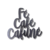 FRASE DECORATIVA ''FÉ CAFÉ CAFUNÉ''
