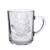 CANECA DE VIDRO FLORES - 9041