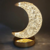 Luminária Cristal Lua Decorativo 18,5cm em Plástico Charti - comprar online