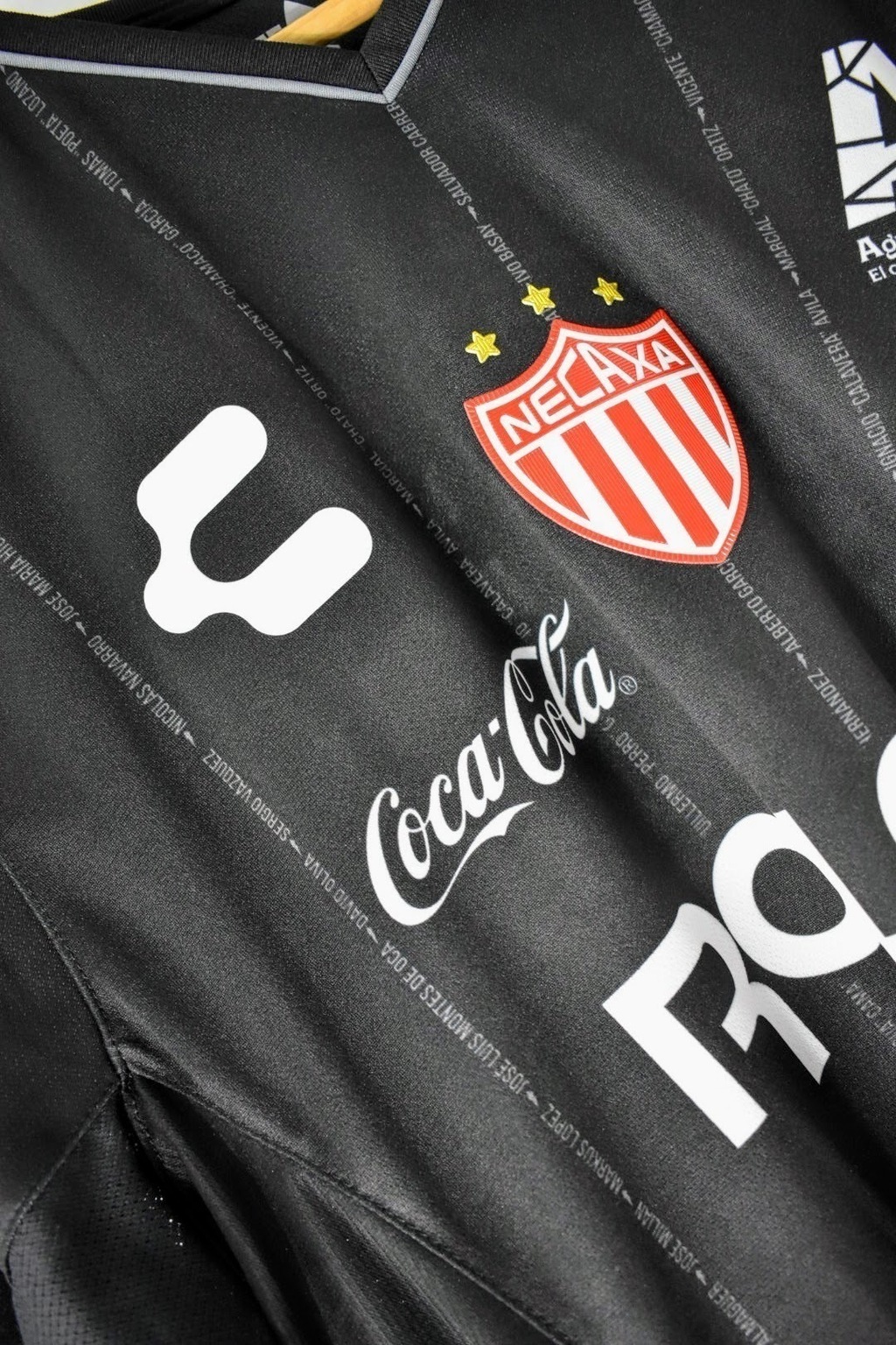 Camiseta Suplente Negra 2018 Necaxa Mexico Charly