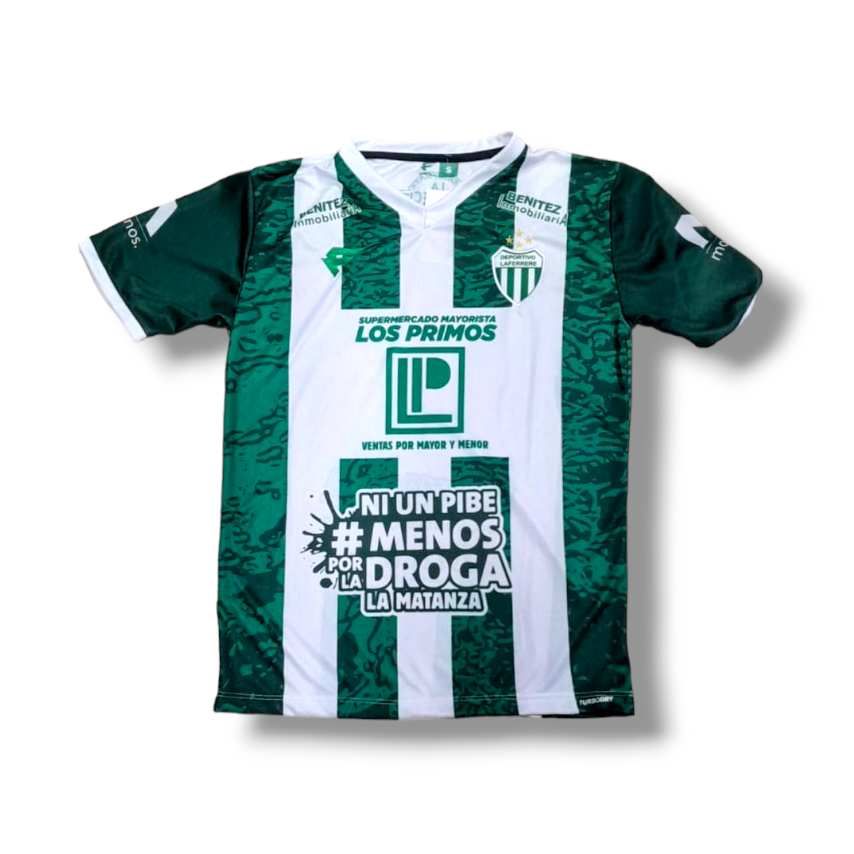 Camiseta Deportivo Laferrere Titular Fanáticos + número