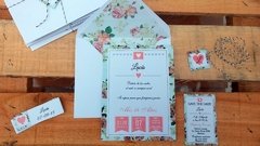 Invitación 15 Años Modelo Green Flower - comprar online