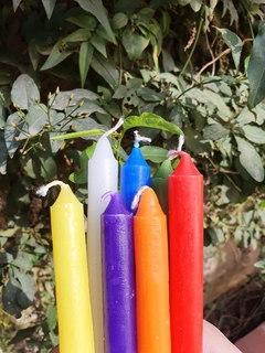 7 Velas de los colores de los Chakras