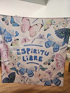 Manta Verano Mariposas Espíritu Libre