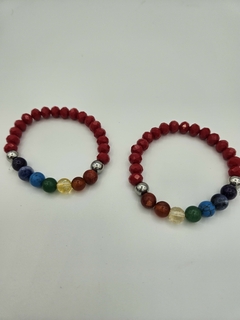 Pulsera 7 chakras y cristales- 8mm - tienda online